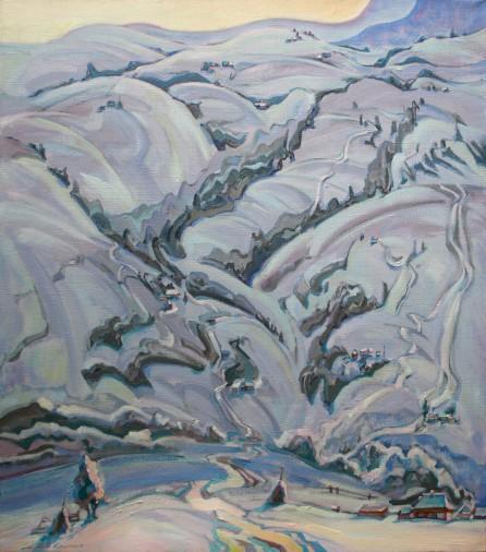 Painting «Mountain patterns», oil, canvas. Painter Pavlenko Leonid. Buy painting