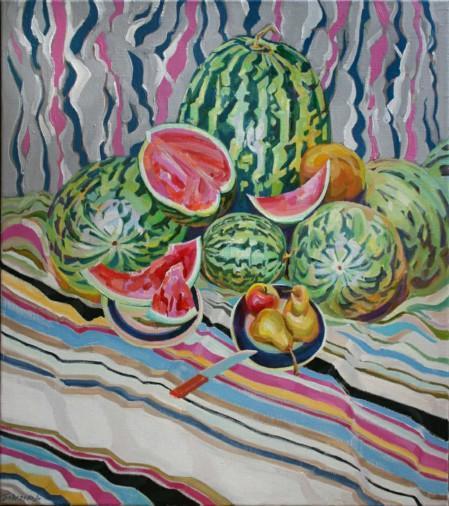 Painting «Kherson watermelons», oil, canvas. Painter Pavlenko Leonid. Buy painting