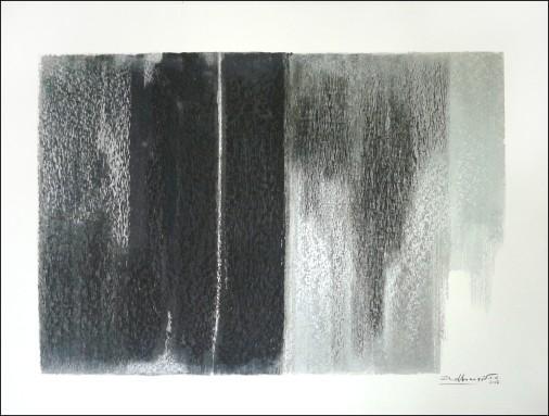 Painting «Black and silver 2», oil, acrylic, pastel, paper. Painter Zheltonogov Oleksii. Buy painting