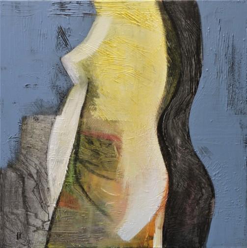 Картина «Женщина», акрил, пастель, холст. Художница Копелева Ольга. Купить картину