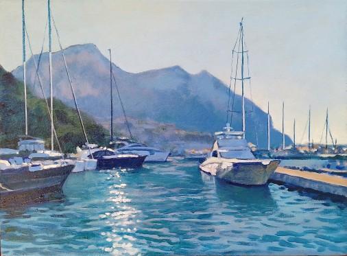 Painting «Capri port», oil, canvas. Painter Timoshenko Vladimir. Buy painting