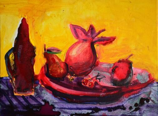 Painting «Fruits from the garden», acrylic, canvas. Painter Melnyk Ihor. Buy painting