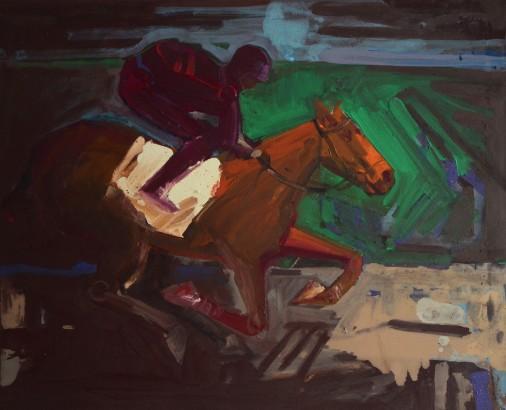 Painting «Last race», oil, acrylic, canvas. Painter Melnyk Ihor. Buy painting