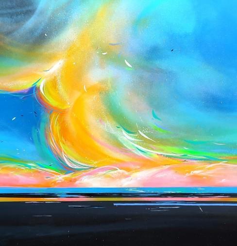 Painting « horizon», acrylic, canvas. Painter Studnytska Liliia. Buy painting