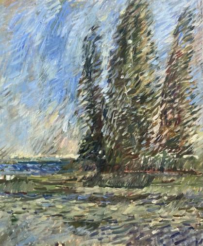 Painting «Wind», oil, canvas. Painter Ovchynnikov Oleksii. Buy painting