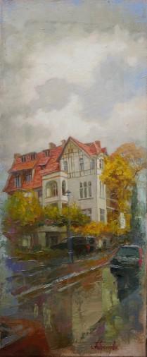 Painting «Autumn motif 2», oil, canvas. Painter Dobrodii Hanna. Buy painting