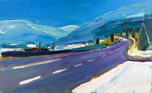 Painting «Road to the mountains », oil, canvas. Painter Depko Iryna. Buy painting