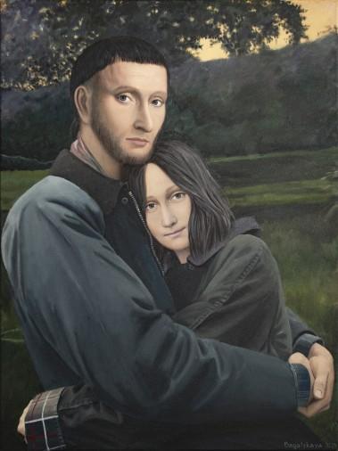 Painting «Together», acrylic, mixed media, canvas. Painter Bahatska Nataliia. Buy painting