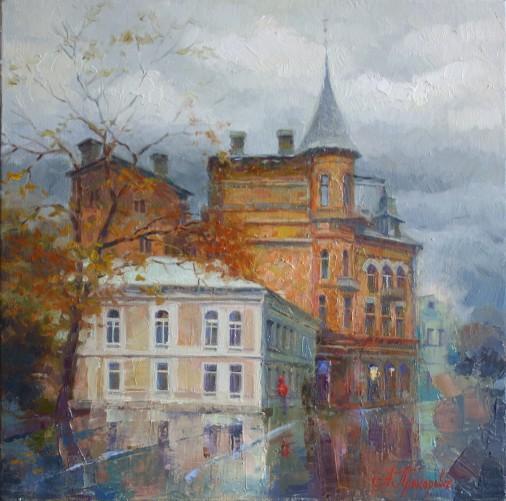 Painting «After the rain», oil, canvas. Painter Dobrodii Hanna. Buy painting