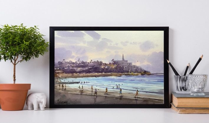 Painting “Jaffa, Israel, sunset”-3