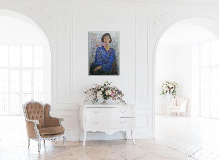 Painting “Portrait of the Ambassador's daughter. Yann Gruber”-2