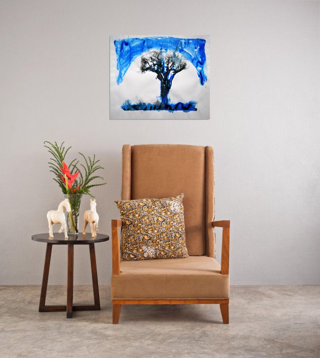 Картина “Голубое дерево”-3