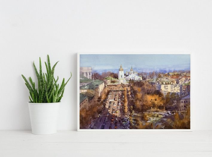 Painting “Autumn day in Kiev”-2