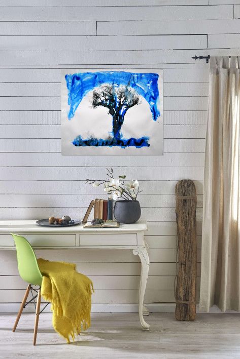 Картина “Голубое дерево”-6