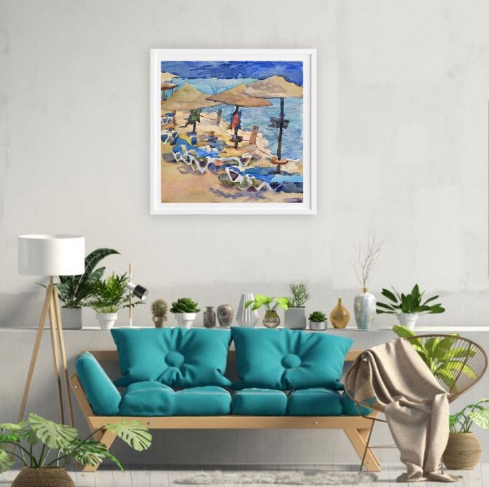 Painting “Exotic beach”-3