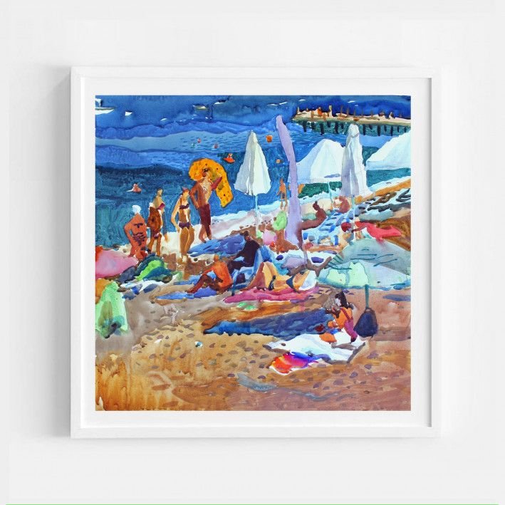 Картина “На пляже”-2