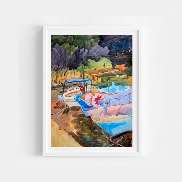 Картина “Рибальські човни”-4
