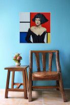 Painting “Liza visiting Mondrian-3”-3