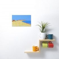 Картина “Жаркое солнце на пляже”-3