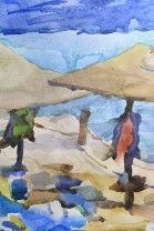 Картина “Экзотический пляж”-9