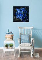 Картина “The blue tiger”-4