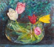 Картина “Нежные тюльпаны”-6
