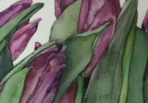 Картина “Садові тюльпани”-4