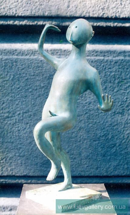 Скульптура «Итальянец», бронза. Скульптор Алексеенко Сергей. Продана