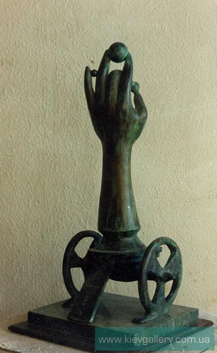 Скульптура «Мудра», бронза. Скульптор Олексієнко Сергій. Продана