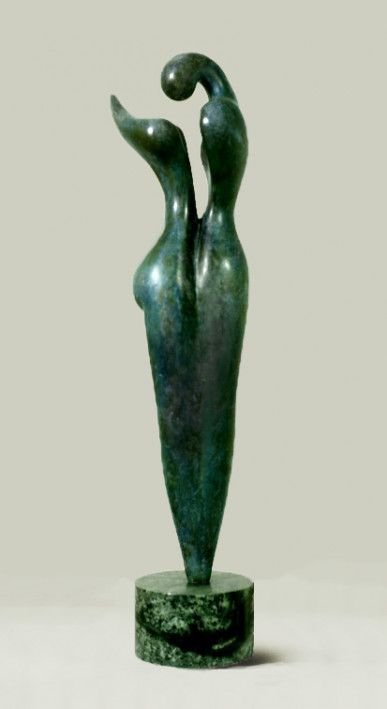 Скульптура «Амфіміксис», бронза, камінь. Скульптор Козлов Леонід. Купити скульптуру