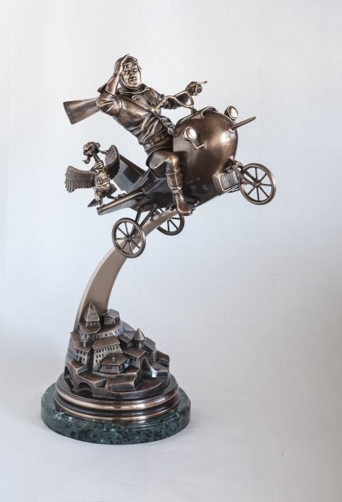 Sculpture «Free flight», bronze. Скульптор Tsydilin Anatolii. Sold