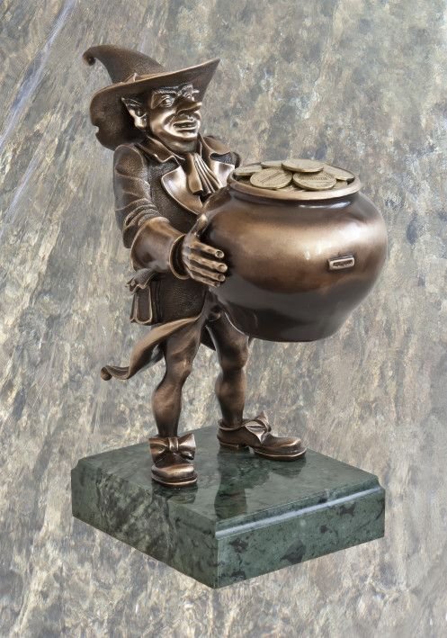 Скульптура «Хранитель скарбів», бронза. Скульптор Циділін Анатолій. Купити скульптуру