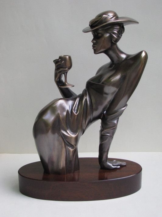 Sculpture «Mojito», bronze, wood. Скульптор Vasylchenko Andrii. Buy sculpture