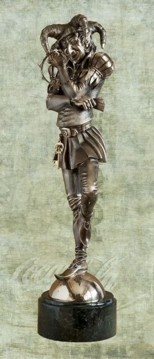 Скульптура «Джокер», бронза. Скульптор Циділін Анатолій. Купити скульптуру