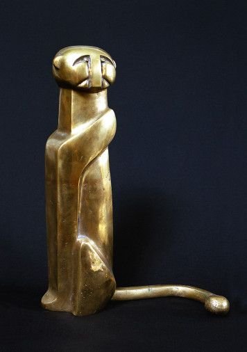 Скульптура «Гепард», бронза. Скульптор Бетліємська Людмила. Купити скульптуру