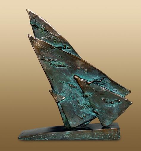 Скульптура «Ветер», бронза. Скульптор Рубан Александра. Купить скульптуру