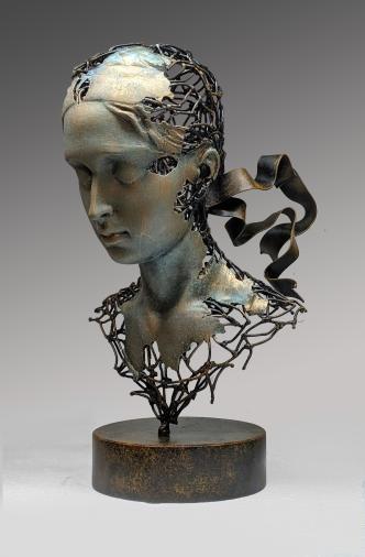 Скульптура «Катерина », метал, змішаний. Скульптор Рабик Роман. Купити скульптуру
