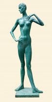 Скульптура “Голубая балерина”-2